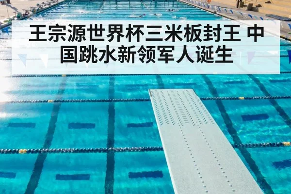 王宗源世界杯三米板封王 中国跳水新领军人诞生